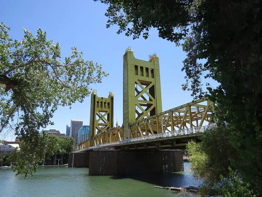 Tower Bridge in Sacramento, a representative location view